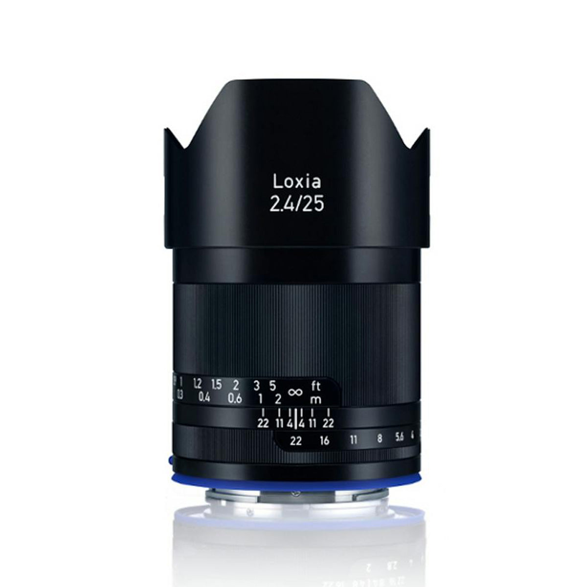 Zeiss Loxia 25mm F2.4 Lens for Sony E-mount top angle