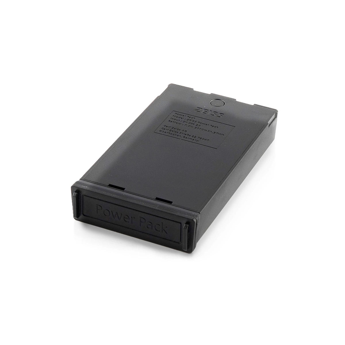A black rectangular power pack battery with a molded label reading 'Power Pack' on the front, photographed on a clean white background.