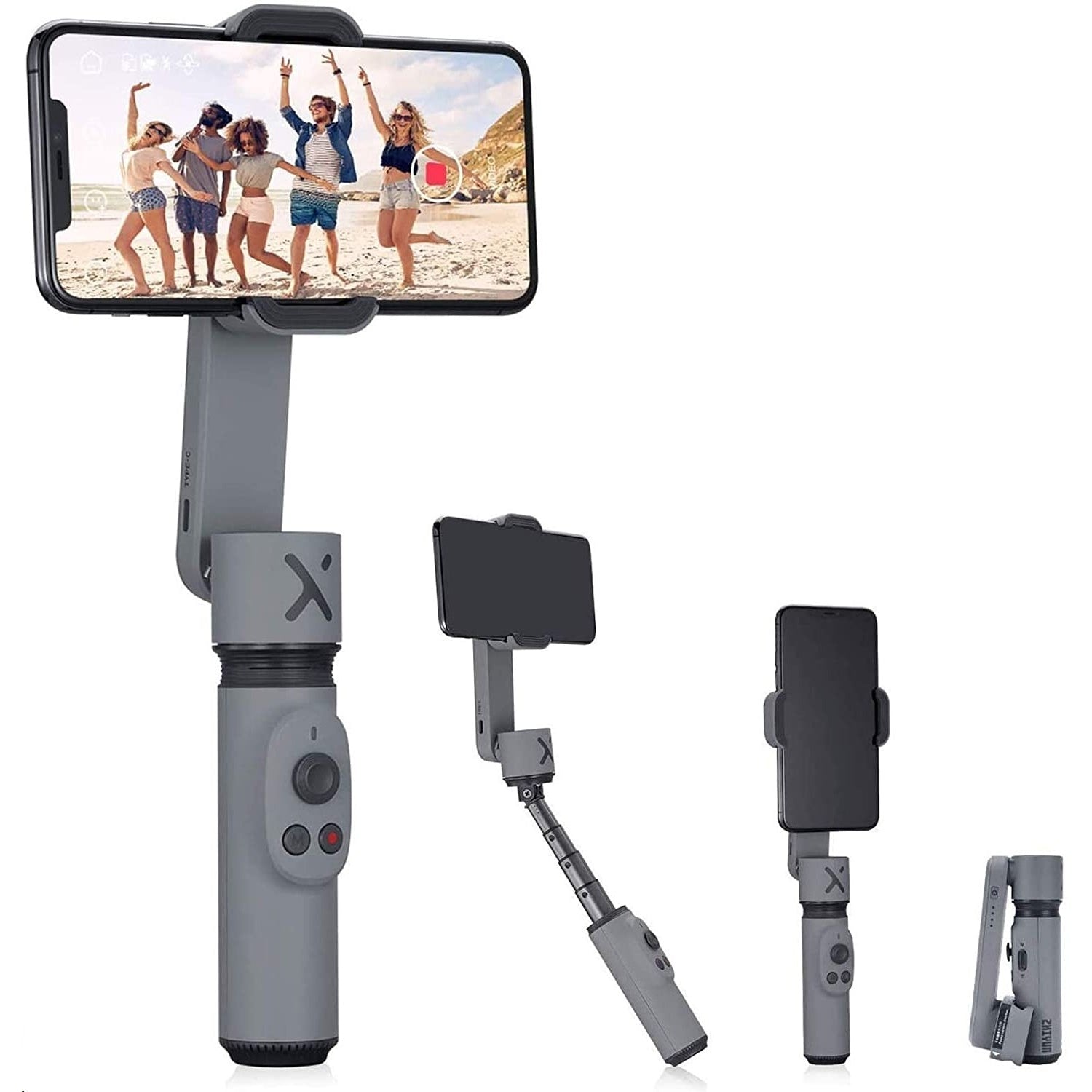 Product Image of ZHIYUN Smooth X essential combo Foldable Handheld Smartphone Gimbal Stabilizer - Grey