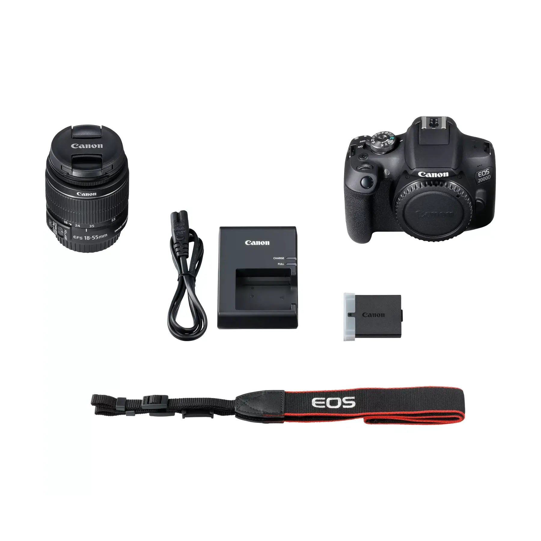 Canon EOS 2000D Digital SLR Camera with 18-55mm IS II Lens