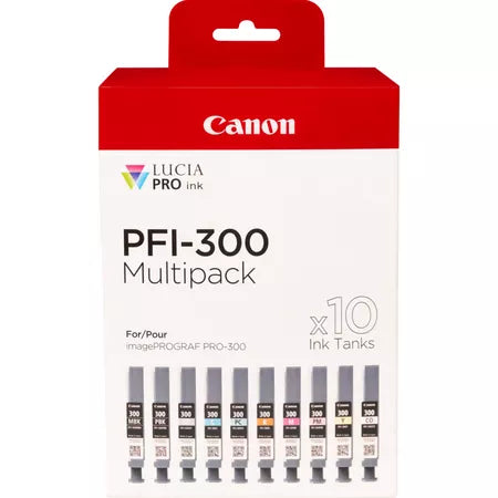 Canon PFI-300 10 Ink Multi Pack for Pro 300 Printer