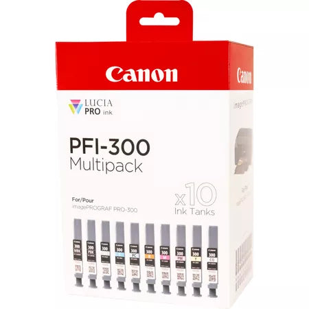 Canon PFI-300 10 Ink Multi Pack for Pro 300 Printer