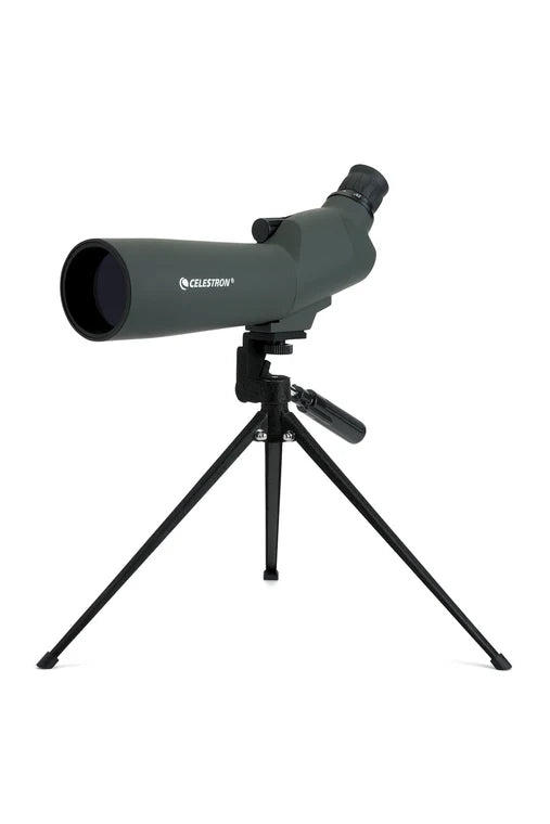 Celestron 52223 UpClose 60mm Zoom Angled Refractor Spotting Scope Telescope