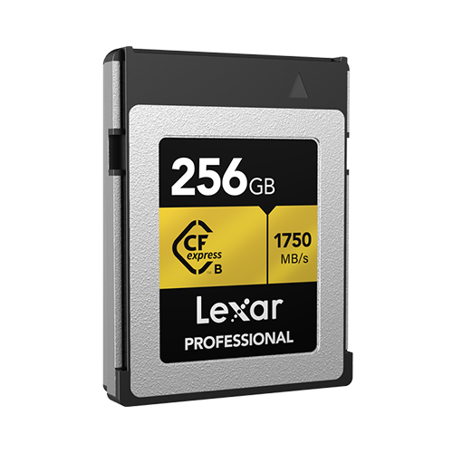 Lexar 256GB CFexpress PRO Type B Gold series 1750MB/s Memory Card