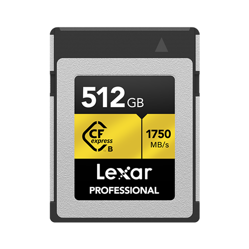 Lexar 512GB CFexpress PRO Type B Gold series 1900MB/s