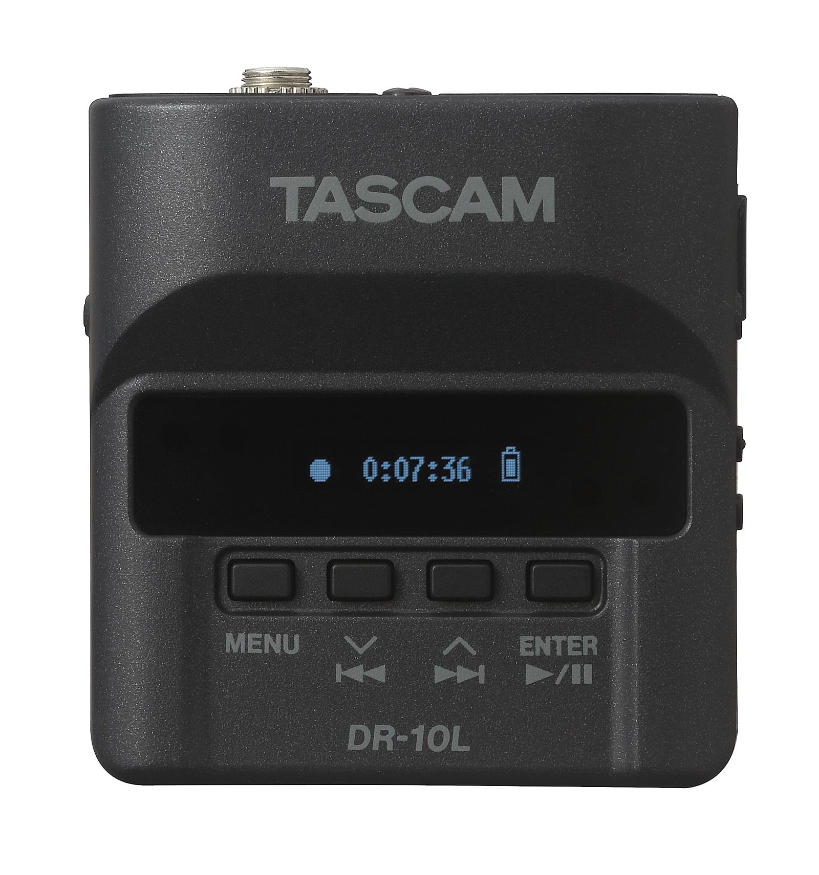 Tascam DR-10L Digital Audio Recorder with Lavalier Microphone - Black