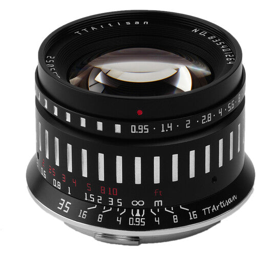 TTArtisan 35mm f/0.95 Lens - Black/silver