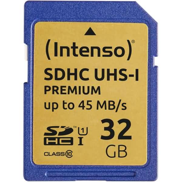 Intenso 32GB Premium SDHC memory card Class 10, UHS-I