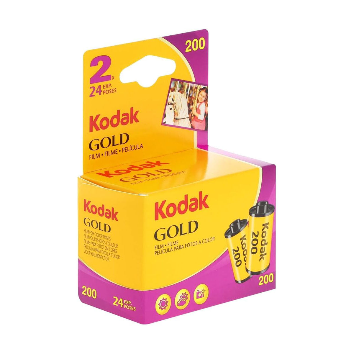 Kodak Gold 200 135/24 Colour Negative Film (Pack of 2)