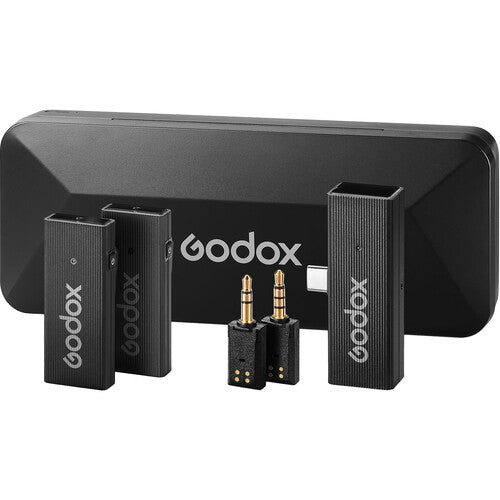 Godox MoveLink Mini UC 2-Person Wireless Microphone System for Cameras & Smartphones 2.4 GHz (type C)