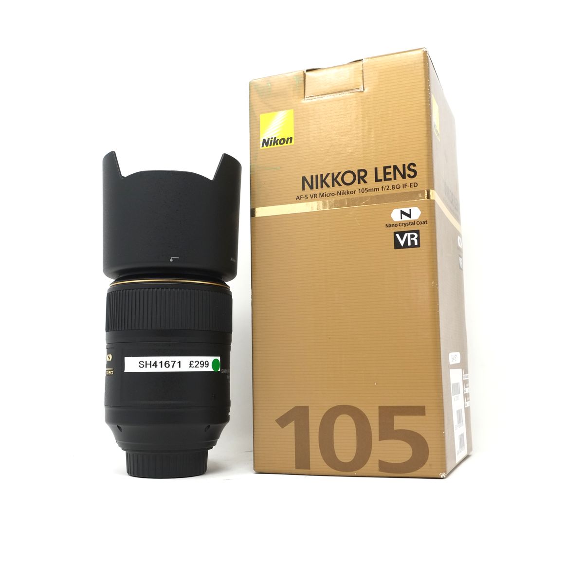 Used Nikon AF-S Micro 105mm F2.8 VR Lens (Boxed SH41671)