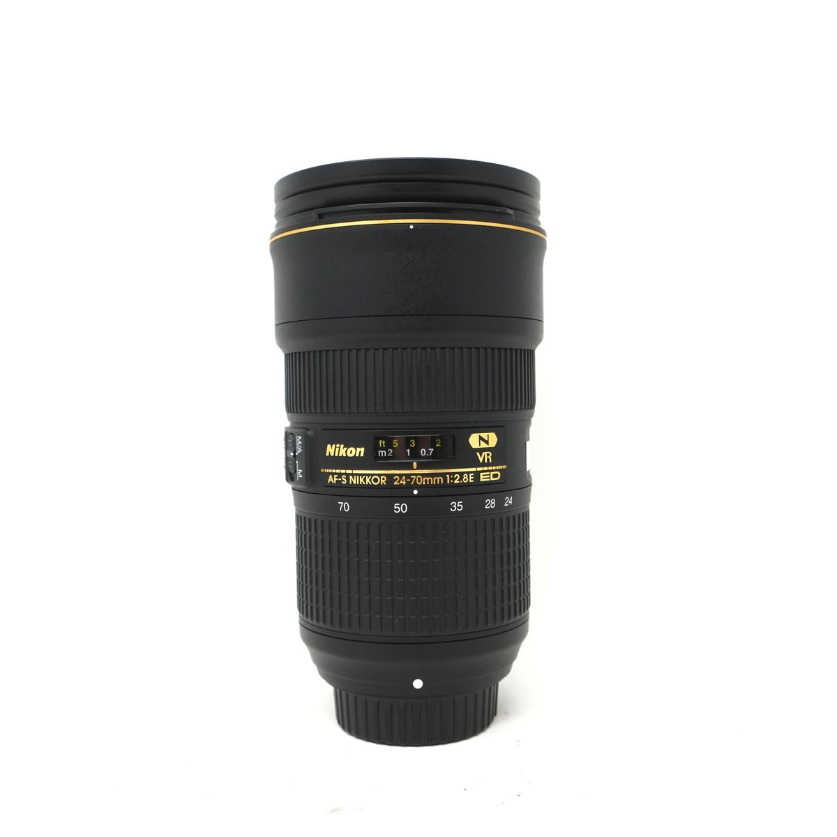 Used Nikon AF-S 24-70mm F2.8E ED VR lens (Boxed JAA824DAA)