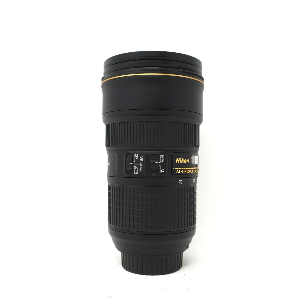 Used Nikon AF-S 24-70mm F2.8E ED VR lens (Boxed JAA824DAA)