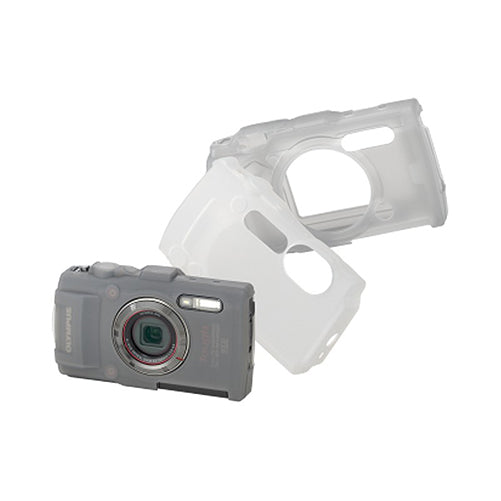 OM System CSCH-128 silicon case For TG-7 Camera