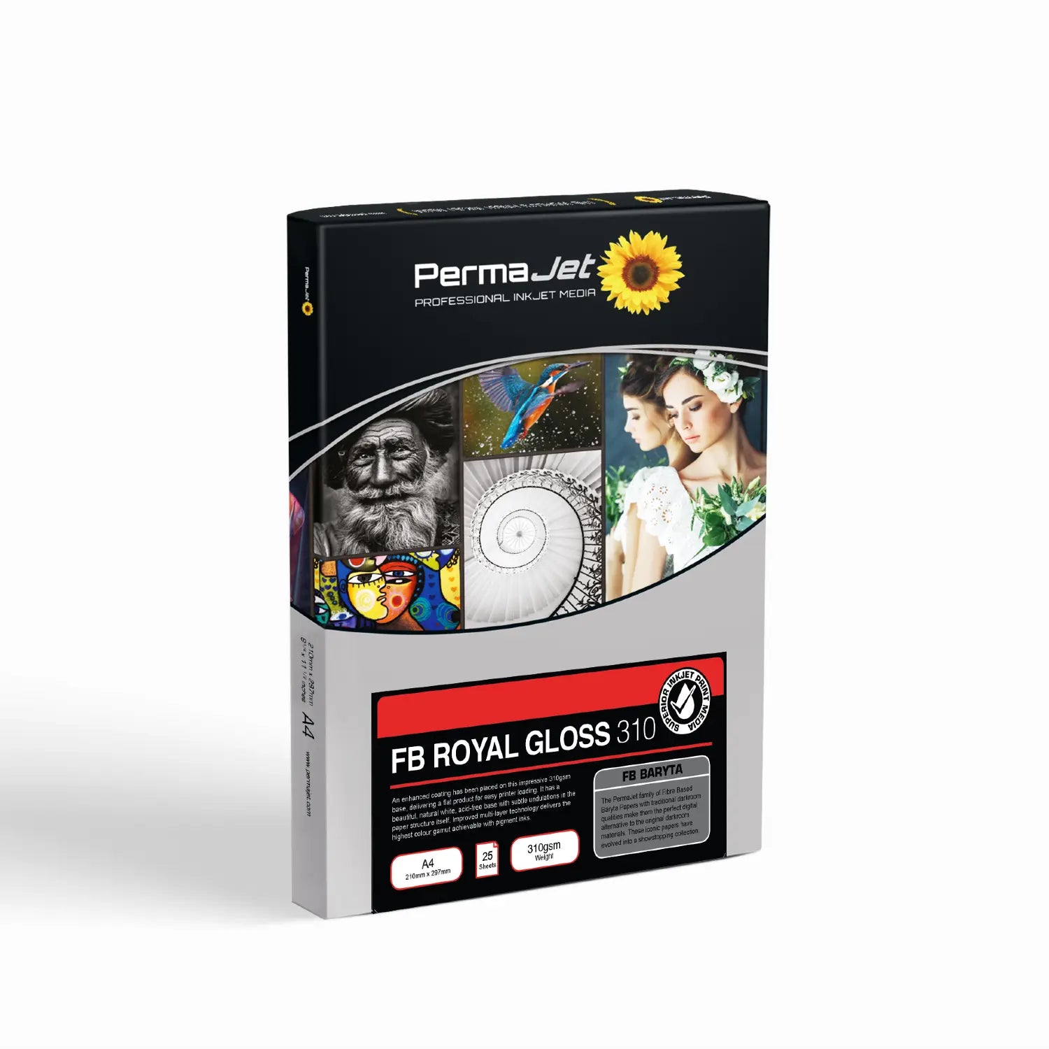 PermaJet FB Royal Gloss 310 - A4 Photo Paper 25 Sheets