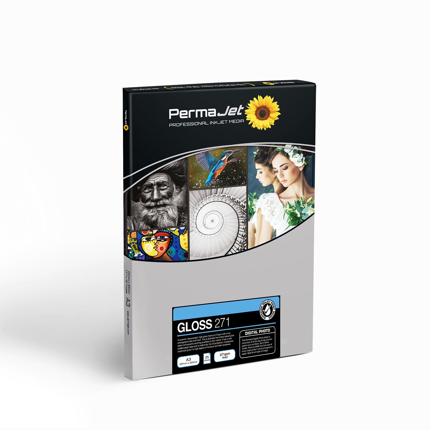 PermaJet Gloss 271 - A3 Photo Paper 25 Sheets