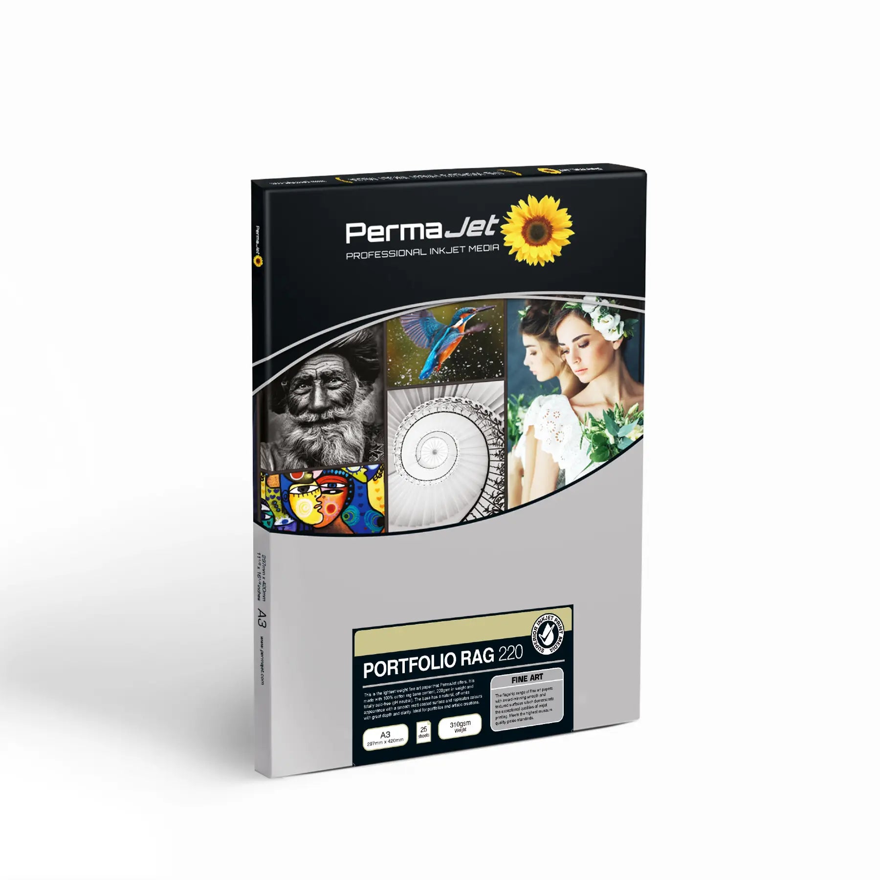 Permajet Portfolio Rag 220gsm A4 Photo Paper - 25 sheets