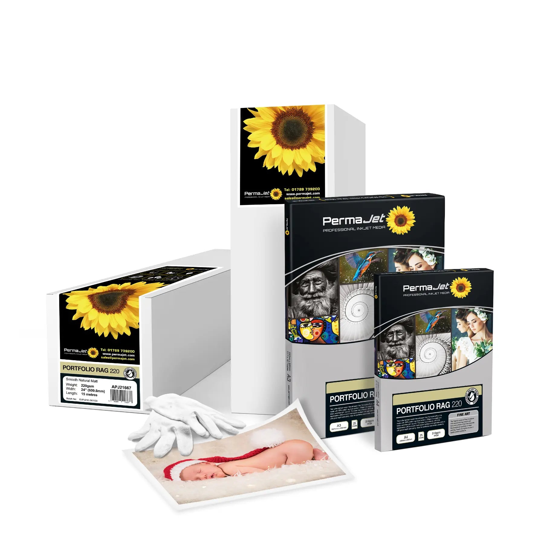 Permajet Portfolio Rag 220gsm A4 Photo Paper - 25 sheets