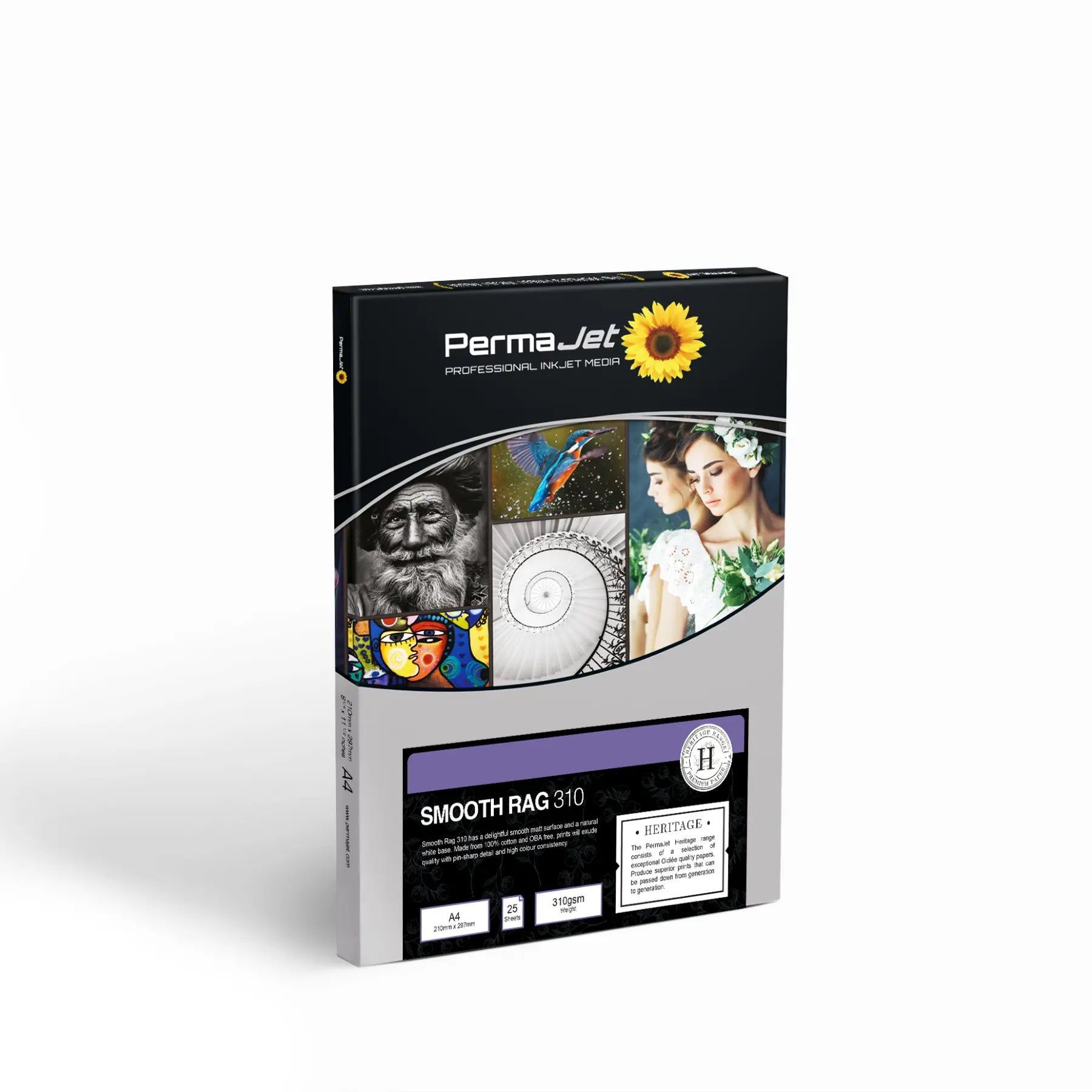 PermaJet Smooth Rag 310 - A4  Photo Paper 25 Sheets