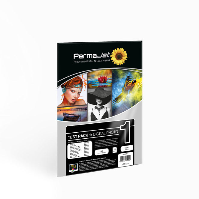 PermaJet Digital Photo Test Pack 1 - A4 Photo Paper 20 sheets