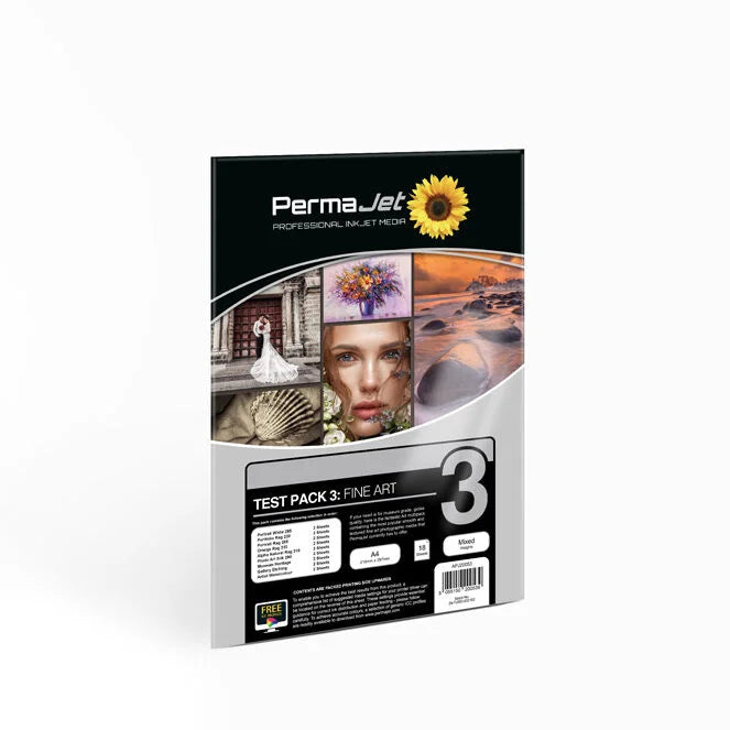 PermaJet Fine Art A4 Photo Paper - Test Pack 3