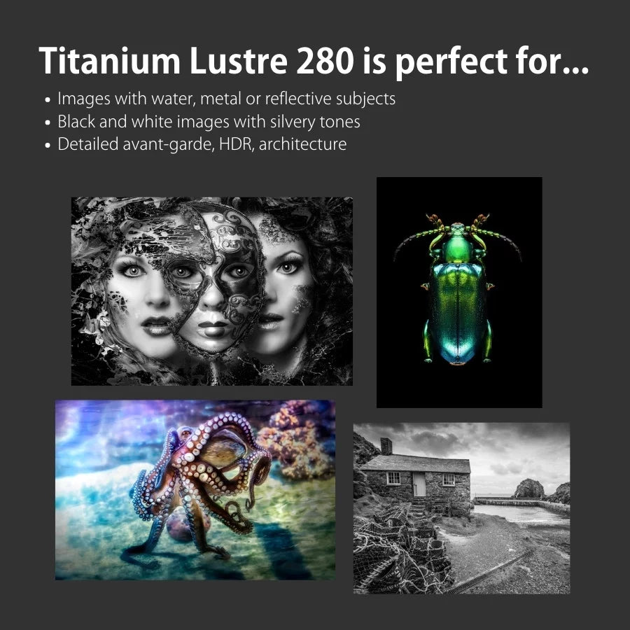 PermaJet Titanium Lustre Metallic 280 - A3 Photo Paper 25 sheets