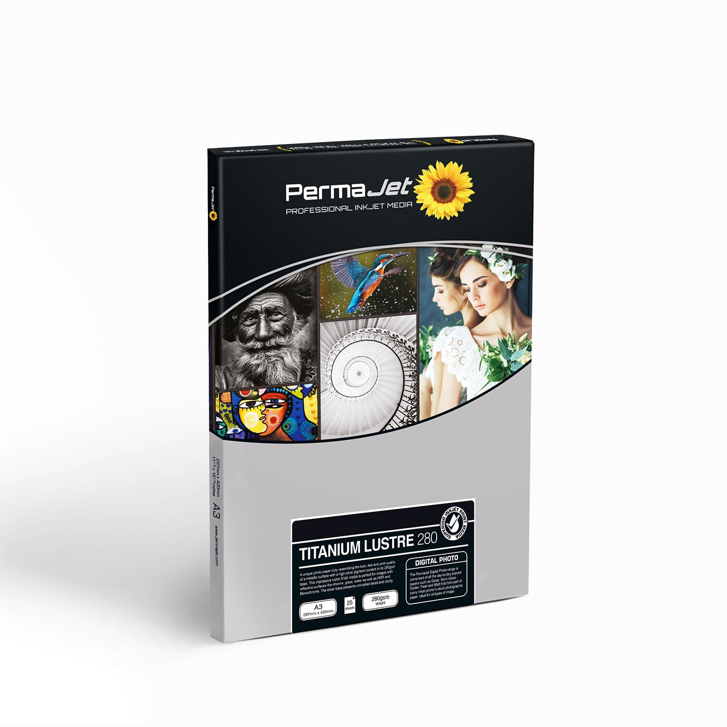 PermaJet Titanium Lustre Metallic 280 - A3 Photo Paper 25 sheets