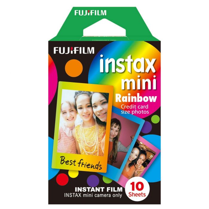 Fujifilm instax mini film - Rainbow (10 shots)