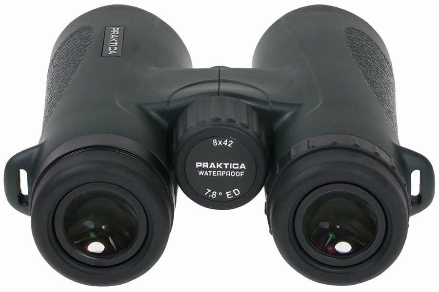 Clearance Praktica Marquis 8x42mm Waterproof Binoculars with ED Glass - Green