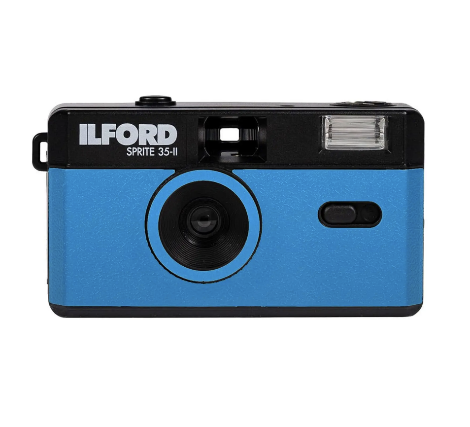 Ilford Sprite 35-II Reusable Camera - Blue & Black