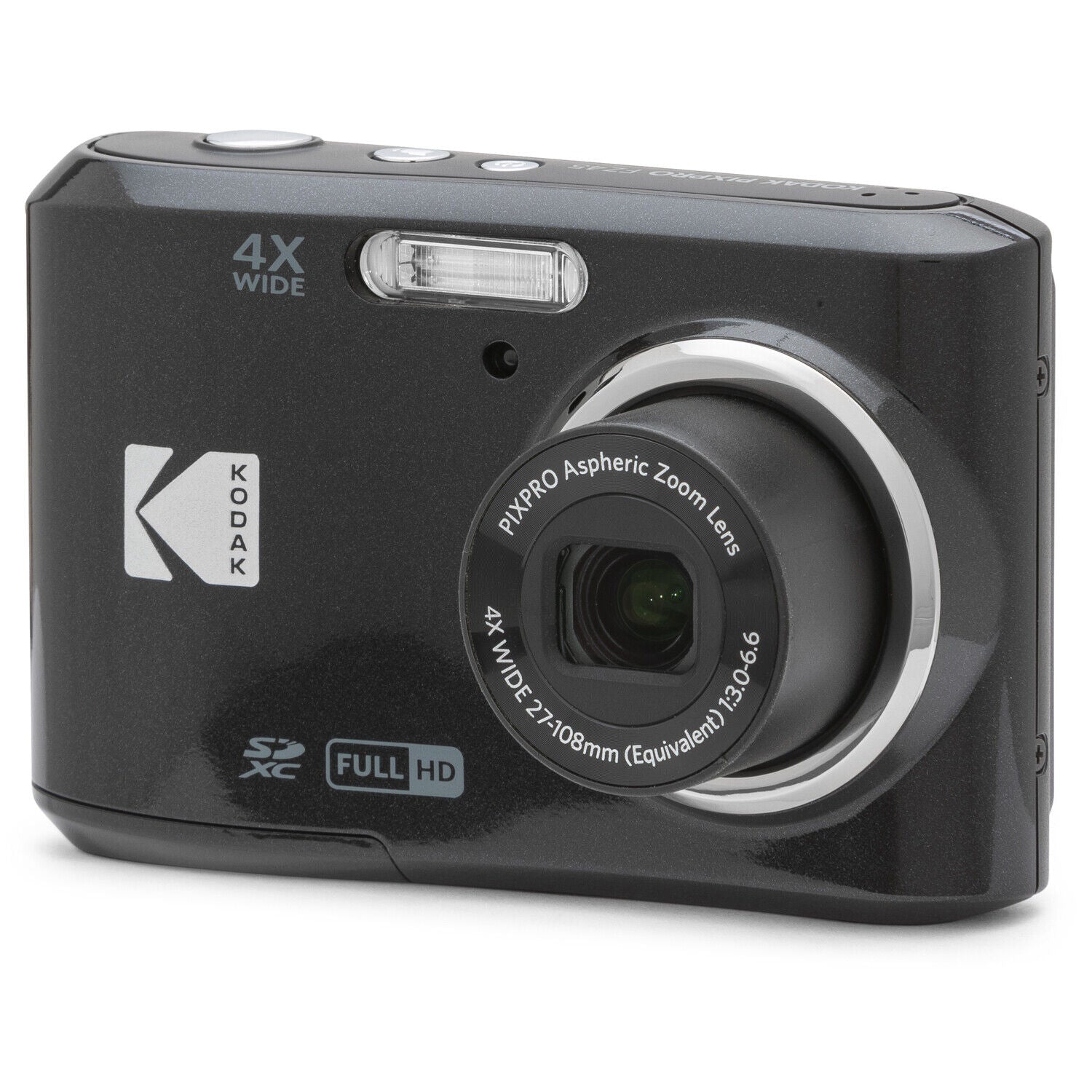 Clearance Kodak PIXPRO FZ45 16MP 4x Zoom Compact Camera - Black