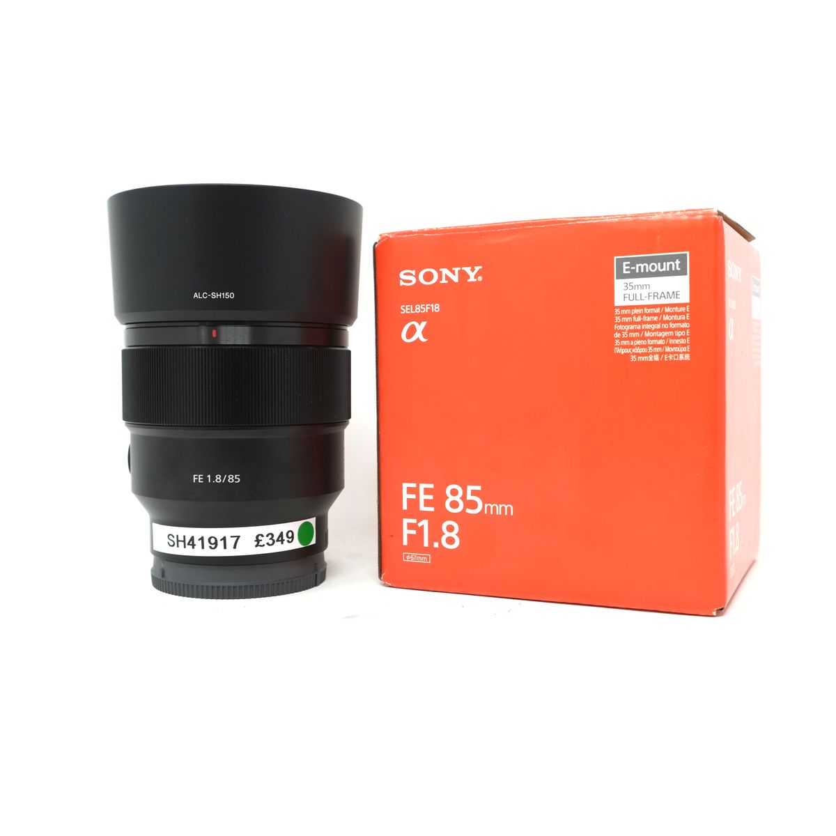 Used Sony FE 85mm f1.8 Lens - Boxed - (SH41917)