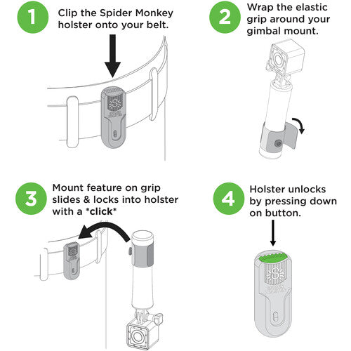 SpiderMonkey Action Grip Kit