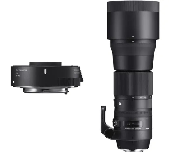 Sigma 150-600mm Contemporary Lens with TC-1401 Converter Kit for Canon