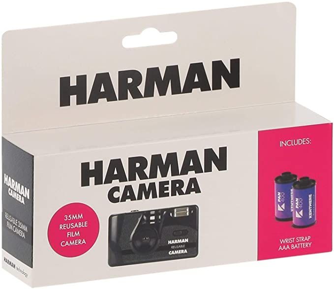 Ilford Harman Re-useable 35mm Camera Kit Inc 2 Kentmere 400 36exp