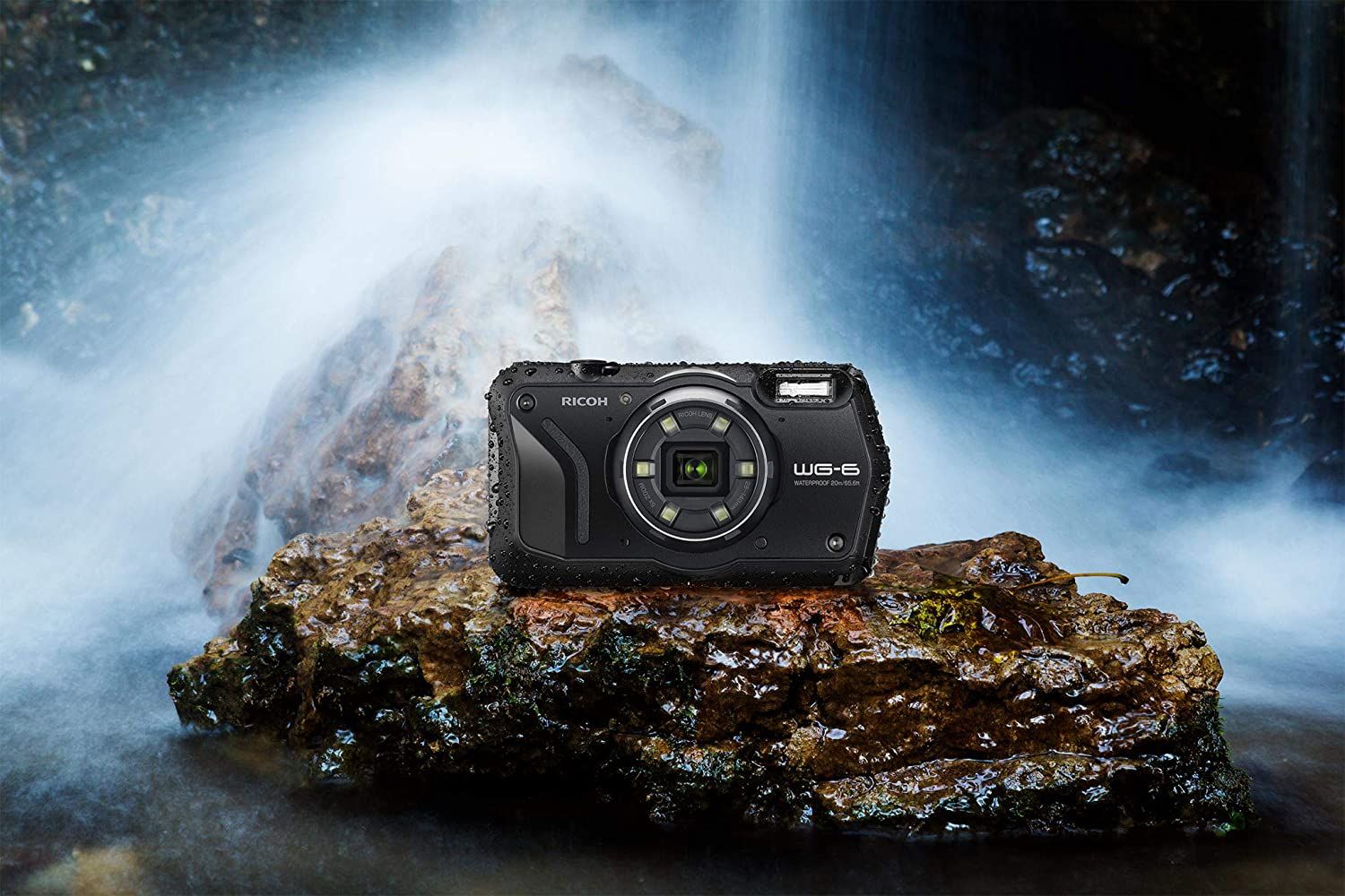 Ricoh WG-6 Digital Waterproof Compact Camera - Black