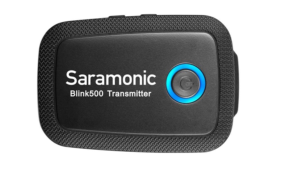 Saramonic Blink 500 TX 2.4G 2-ch Wireless Clip-On Transmitter with Built-in Microphone & Lavalier for DSLR & Mirrorless