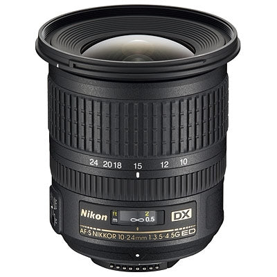 Product Image of Refurbished Nikon AF-S DX Nikkor 10-24mm F3.5-4.5 G Ultra wide-angle Lens