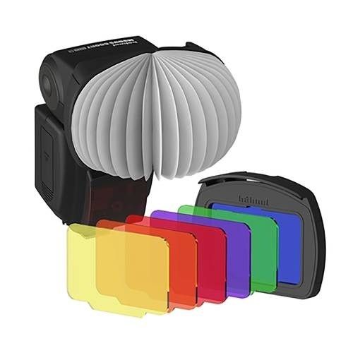 Hahnel Speedlite Module Creative Lantern Flash Lighting Kit - 6 Coloured gels