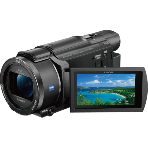 Sony Handycam Camcorder FDR-AX53, 4K, Ultra HD, (Black) Camera - Product Photo 7- Product on transparent background