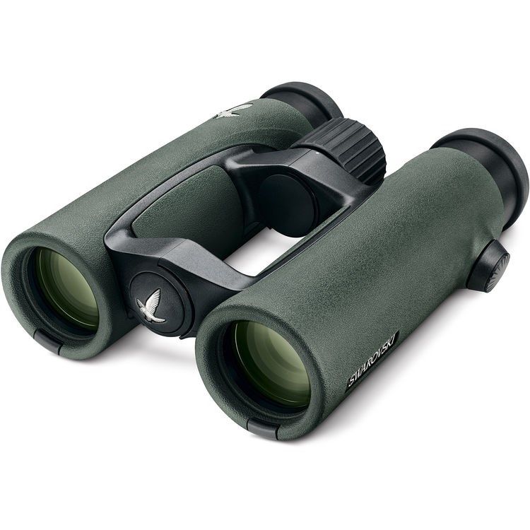 Swarovski 10x50 EL50 FieldPro Binoculars (Green) - Product Photo 2 - Close up view of the binoculars with the optical detail visible