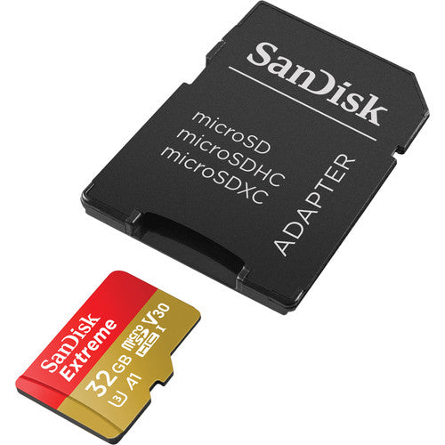 SanDisk Extreme 32GB microSDHC Memory Card SD Adapter