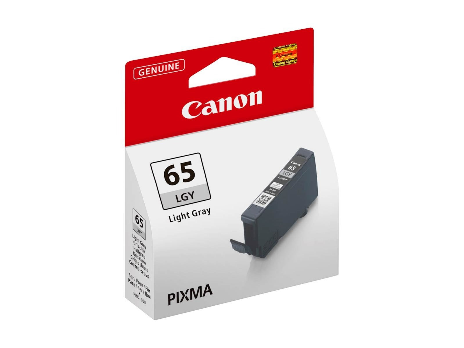 Canon CLI-65LGY Original Ink Cartridge Light Grey for PIXMA PRO-200 Printer - Product Photo 1