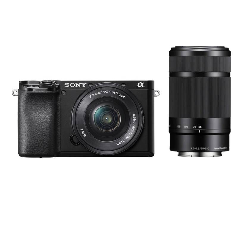 Product Image of Sony a6100 Mirrorless Digital Camera with 16-50mm and 55-210mm Lenses
