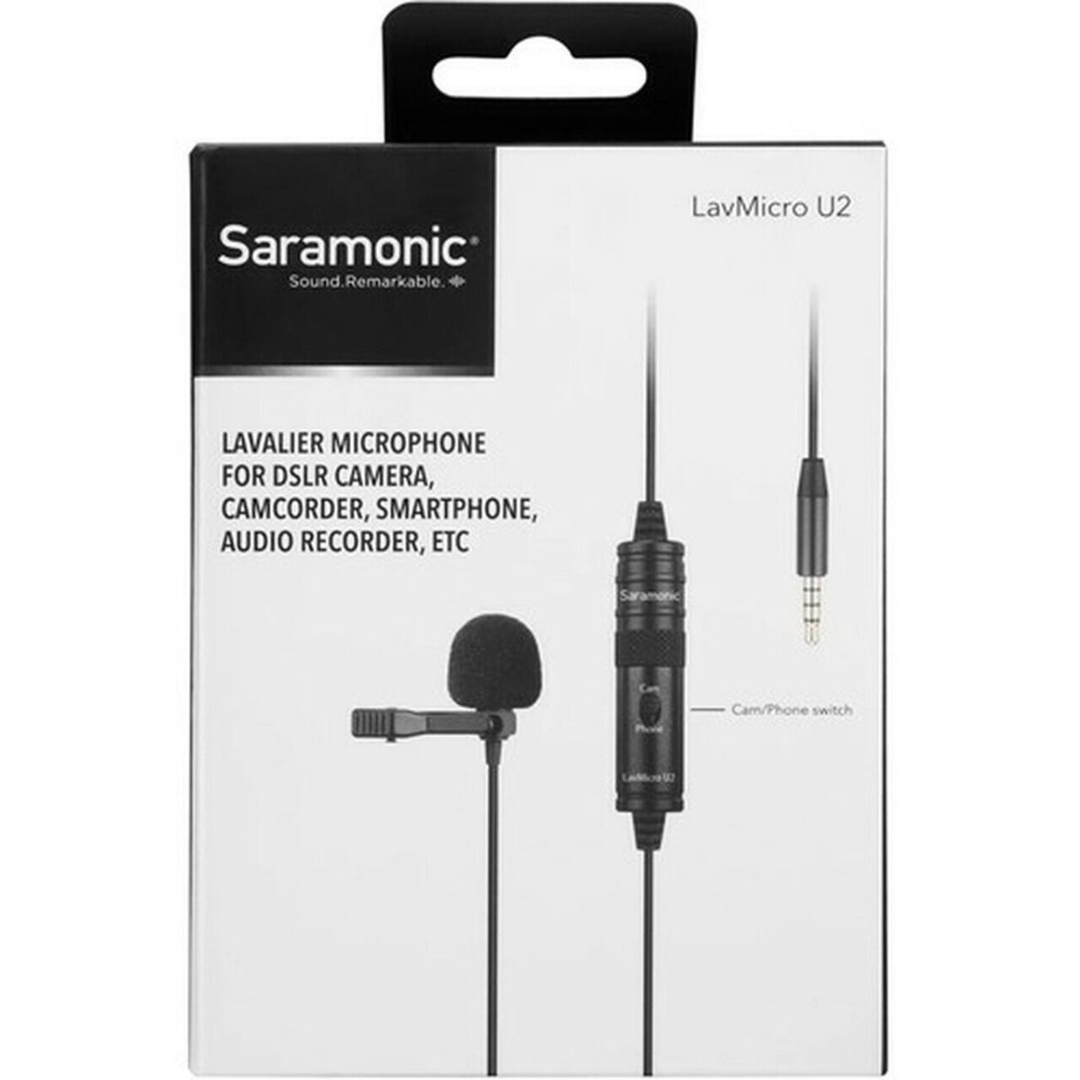 Saramonic LavMicro U2 Ultracompact Clip-On Lavalier Microphone
