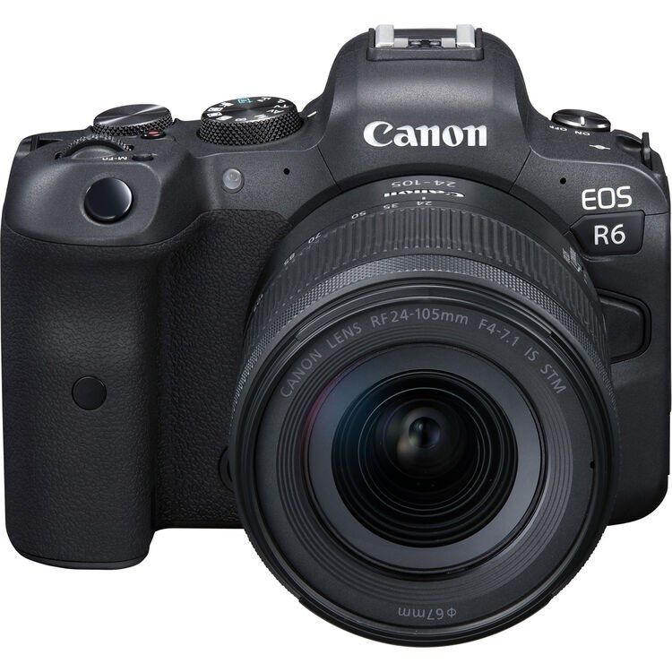Canon EOS R6 Mirrorless Camera & RF 24-105 F4-7.1 IS STM Lens