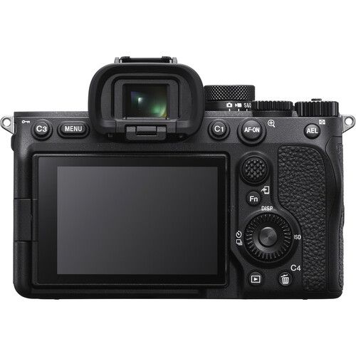 Sony A7 IV Digital Camera Body - Product Photo 9 - Rearview of the camera body with the screen and camera controls visible