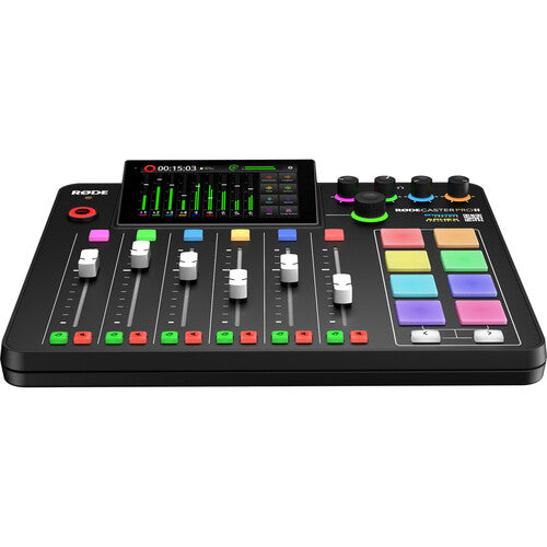 RØDE RODECaster Pro II All-in-One Production Solution for Podcasting, Streaming, Music Production and Content Creation