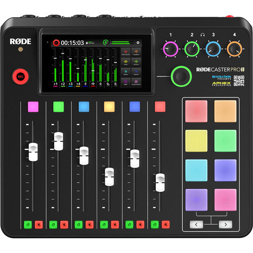 RØDE RODECaster Pro II All-in-One Production Solution for Podcasting, Streaming, Music Production and Content Creation