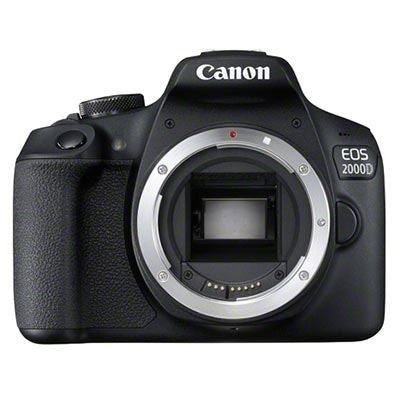 Canon EOS 2000D Digital SLR Camera Body - Product Photo 1 - Front view with emphasis on the internal components